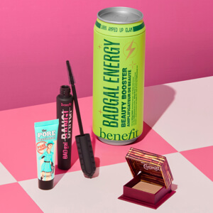 Benefit BADgal Energy Mascara, Pore Primer & Bronzer Trio